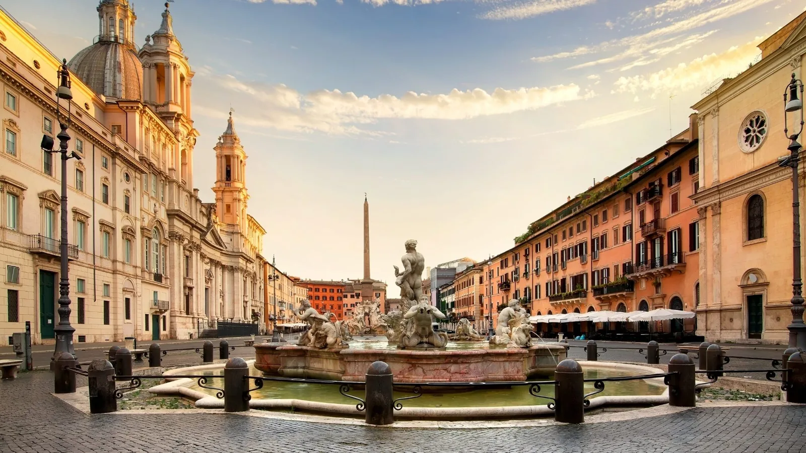 La Fontana dei Quattro Fiumi a Piazza Navona